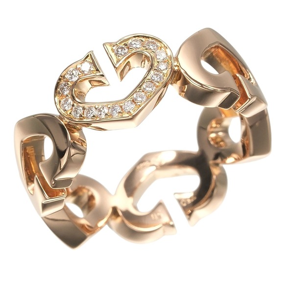 Cartier Jewelry - CARTIER 18k Gold Diamond Heart Ring